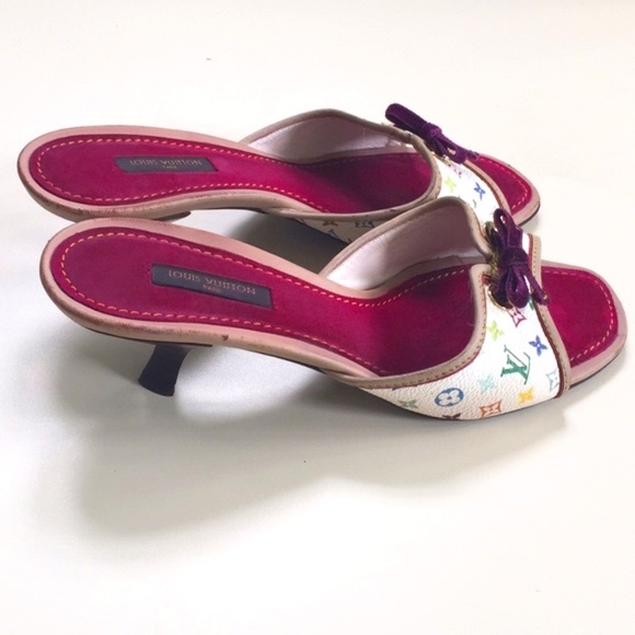Louis Vuitton Multicolor Slides/Sandals/Heels - Picture 4 of 8